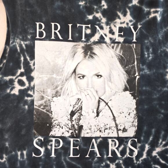 Britney Spears Licensed Women's Tank Top Tie Dye Size L - Picture 3 of 9